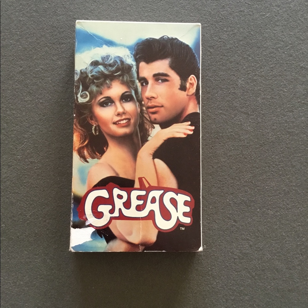 Grease vhs nice clean tape
